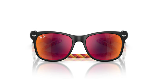 Anteojos De Sol Ray-Ban RJ9052S Junior New Wayfarer Naranja/Negro