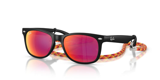 Anteojos De Sol Ray-Ban RJ9052S Junior New Wayfarer Naranja/Negro