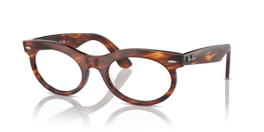 Anteojos Ópticos Ray-Ban RX2242V Wayfarer Oval Havana