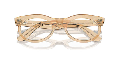 Anteojos Ópticos Ray-Ban RX2242V Wayfarer Oval Café