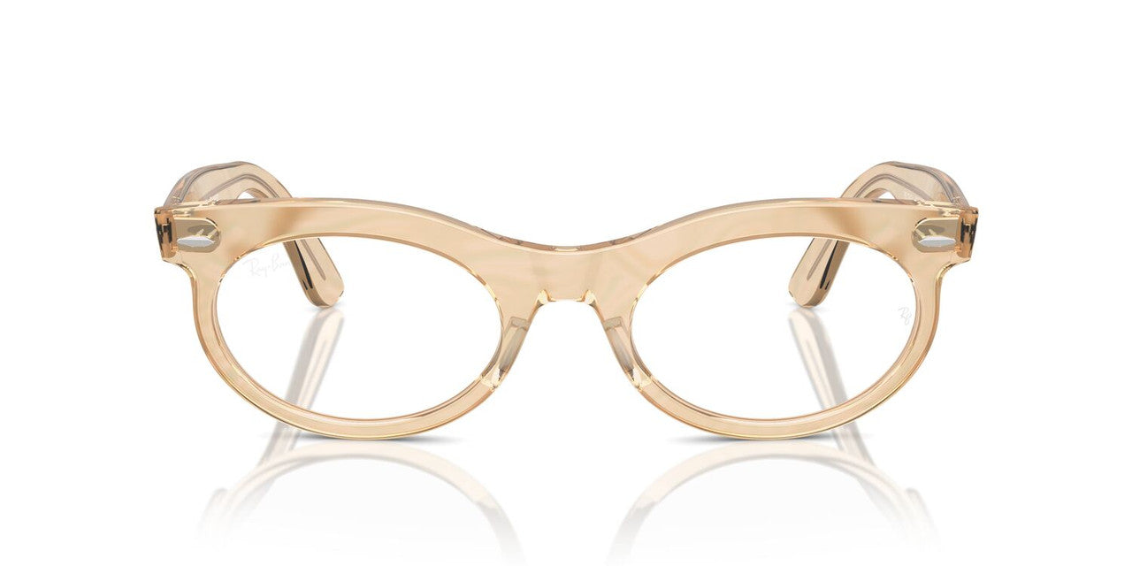 Anteojos Ópticos Ray-Ban RX2242V Wayfarer Oval Café
