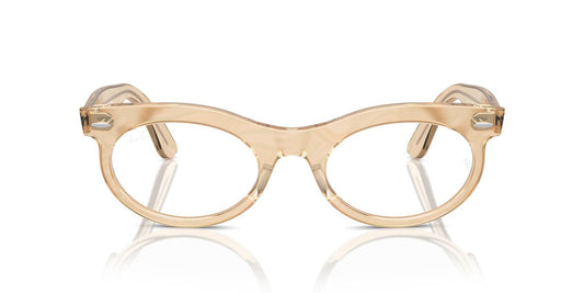 Anteojos Ópticos Ray-Ban RX2242V Wayfarer Oval Café