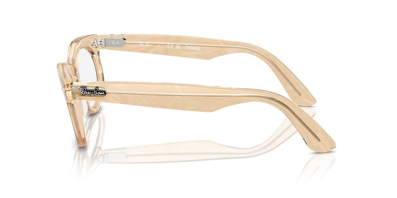 Anteojos Ópticos Ray-Ban RX2242V Wayfarer Oval Café