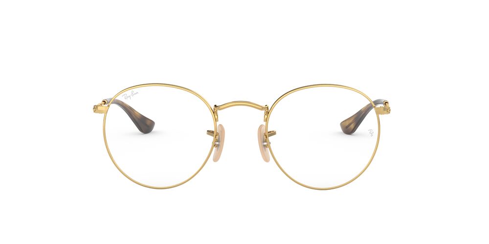 Anteojos Ópticos Ray-Ban RX3447V Round Metal Dorado