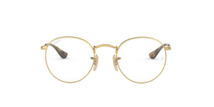 Anteojos Ópticos Ray-Ban RX3447V Round Metal Dorado