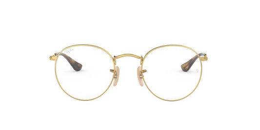 Anteojos Ópticos Ray-Ban RX3447V Round Metal Dorado