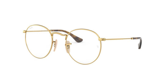 Anteojos Ópticos Ray-Ban RX3447V Round Metal Dorado