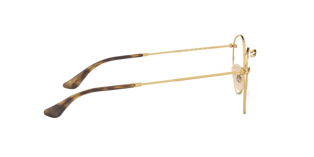 Anteojos Ópticos Ray-Ban RX3447V Round Metal Dorado
