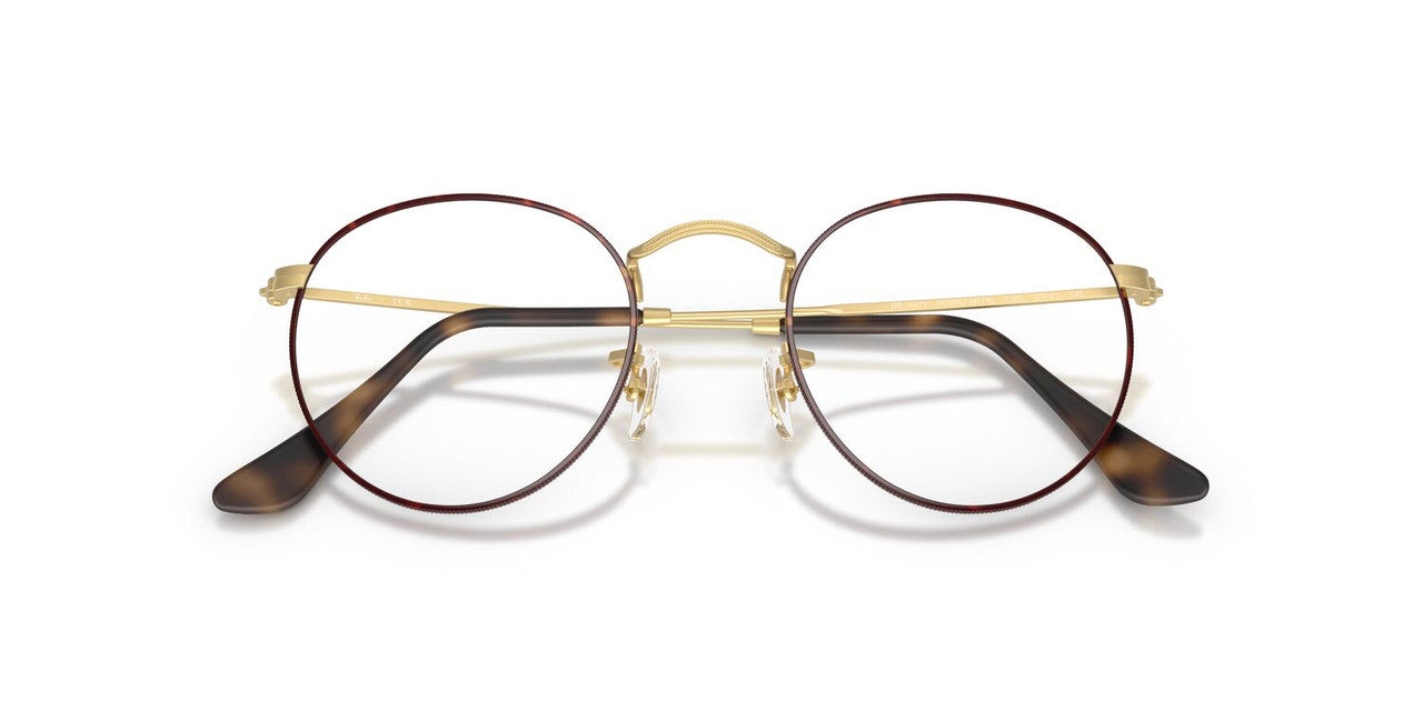 Anteojos Ópticos Ray-Ban RX3447V Round Metal Havana