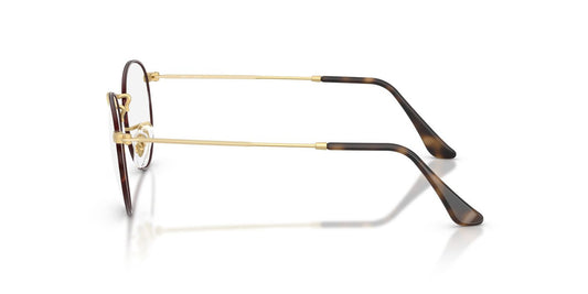 Anteojos Ópticos Ray-Ban RX3447V Round Metal Havana