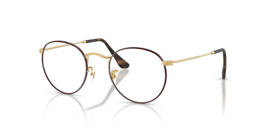 Anteojos Ópticos Ray-Ban RX3447V Round Metal Havana