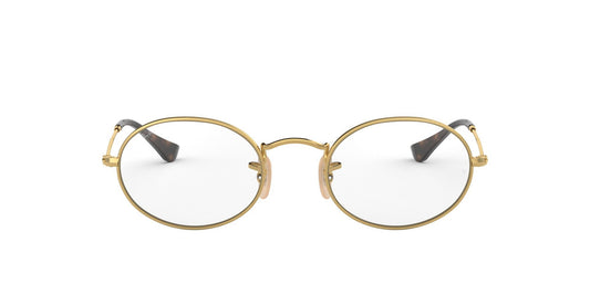 Anteojos Ópticos Ray-Ban RX3547V Oval Dorado