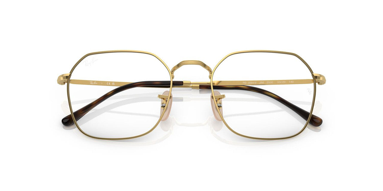 Anteojos Ópticos Ray-Ban RX3694V Jim Dorado