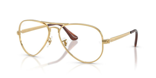 Anteojos Ópticos Ray-Ban RX3925V Aviator Max Arista Dorado
