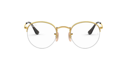 Anteojos Ópticos Ray-Ban 0RX3947V Round Gaze Dorado