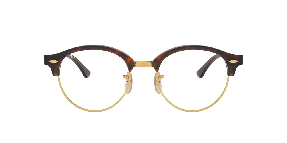 Anteojos Ópticos Ray-Ban RX4246V Clubround Havana