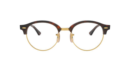 Anteojos Ópticos Ray-Ban RX4246V Clubround Havana