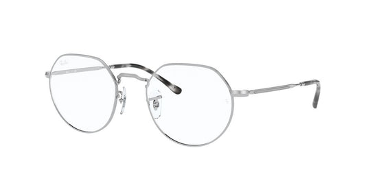 Anteojos Ópticos Ray-Ban RX6465 Jack Plateado