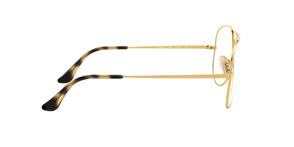 Anteojos Ópticos Ray-Ban RX6489 Aviator Dorado