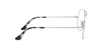 Anteojos Ópticos Ray-Ban RX6489 Aviator Plateado