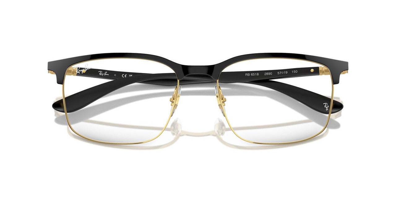 Anteojos Ópticos Ray-Ban RX6518 Negro