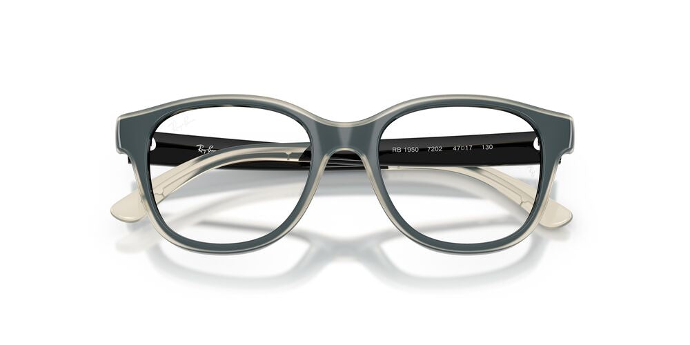 Anteojos Ópticos Ray-Ban RY1950 Black With Transparent Natur Negro