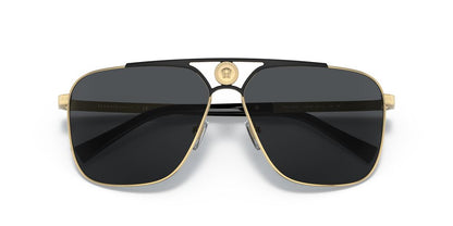 Anteojos De Sol Versace VE2238 Gris/Dorado