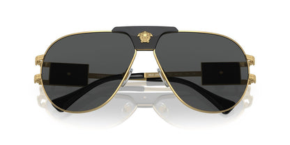 Anteojos De Sol Versace VE2252 Gris/Dorado
