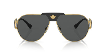Anteojos De Sol Versace VE2252 Gris/Dorado