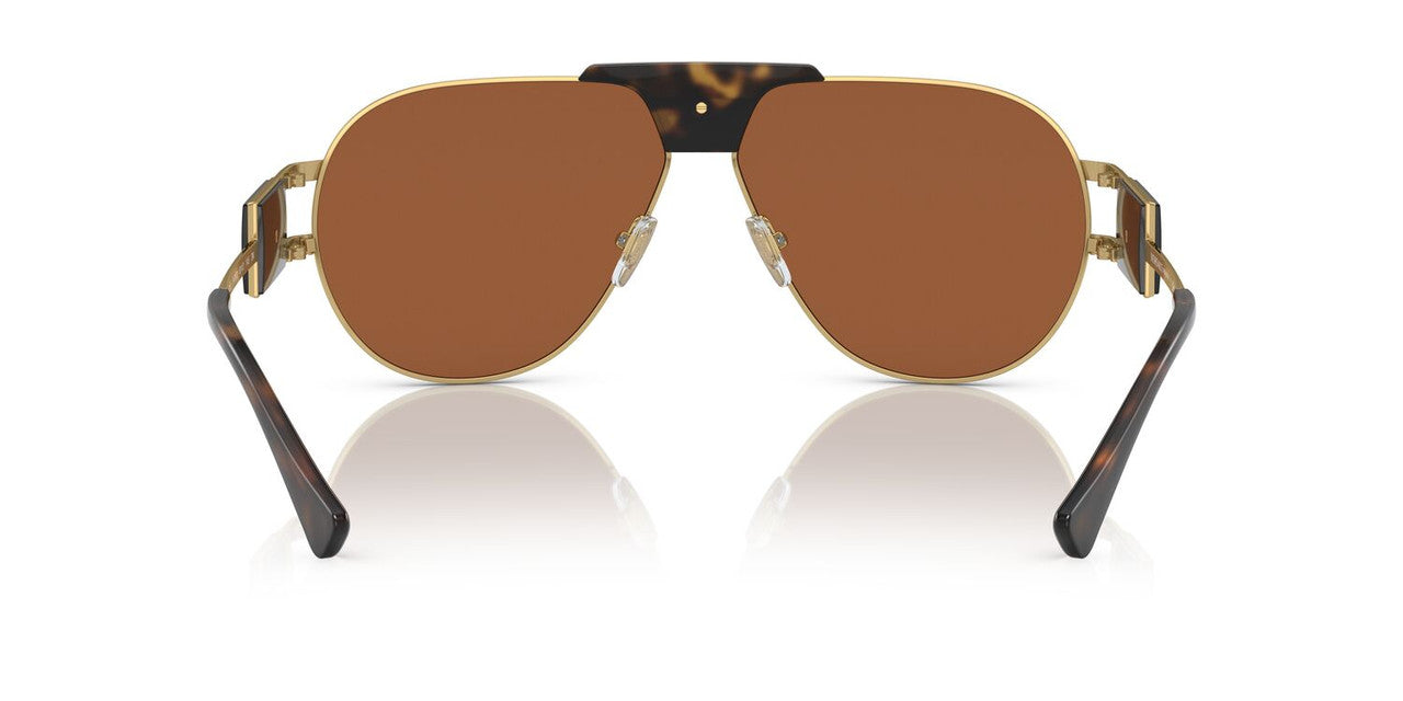 Anteojos De Sol Versace VE2252 Café/Dorado