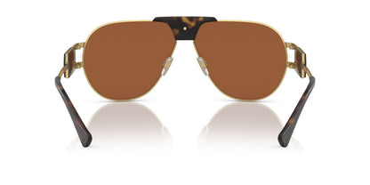 Anteojos De Sol Versace VE2252 Café/Dorado