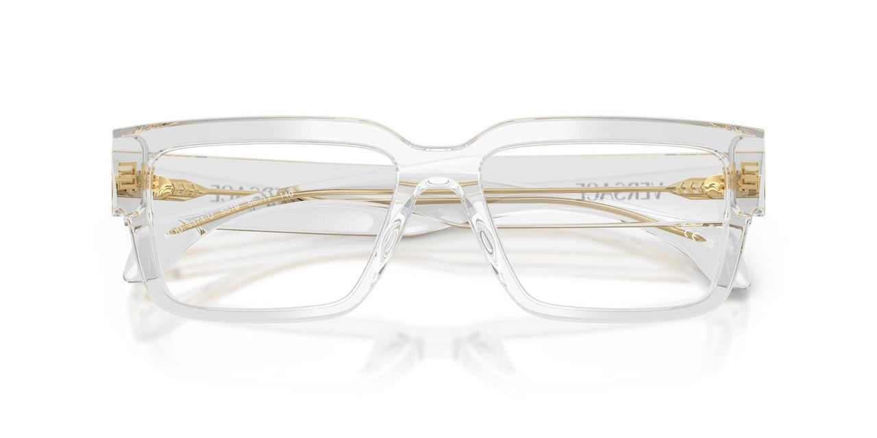 Anteojos Ópticos Versace VE3374U Light Transparent Grey Gris