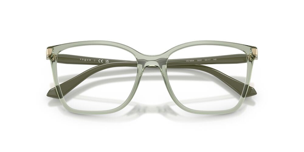 Anteojos Ópticos Vogue VO5654 Transparent Green Verde