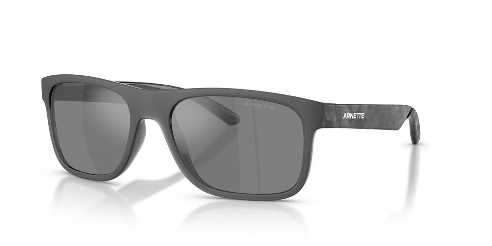Anteojos De Sol Arnette AN4341 Khim Transp Grey Matte/Shiny Grey Mirror Silver Gris/Gris