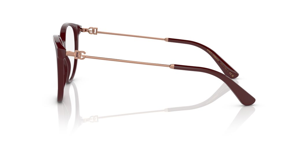 Anteojos Ópticos Dolce & Gabbana DG3363 Burdeo