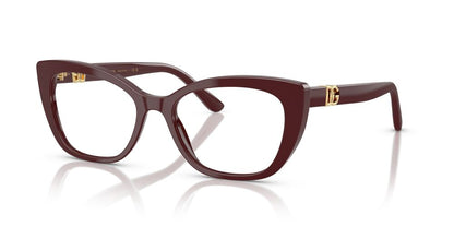 Anteojos Ópticos Dolce & Gabbana DG3398 Burdeo