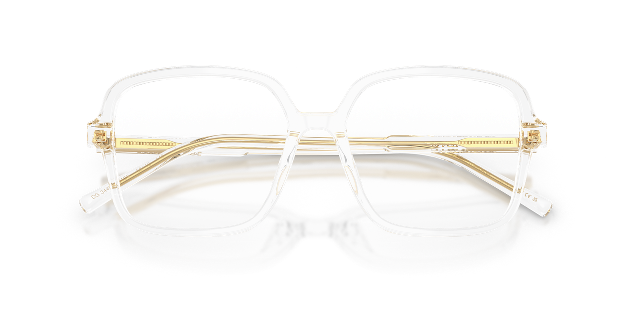 Anteojos Ópticos Dolce&Gabbana 0DG3442 Crystal Transparente