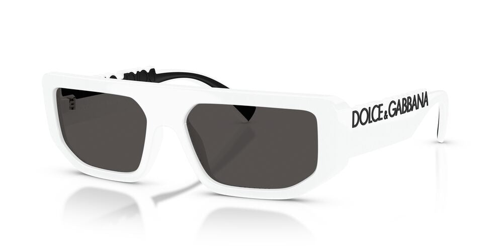 Anteojos De Sol Dolce DG6203 White Dark Grey Gris/Blanco