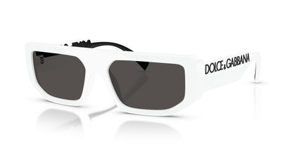 Anteojos De Sol Dolce DG6203 White Dark Grey Gris/Blanco