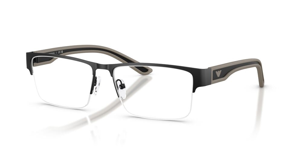 Anteojos Ópticos Emporio Armani 0EA1182 Rubberized Matte Black Matte Negro
