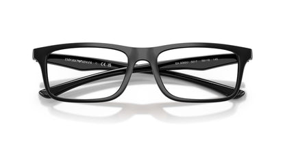 Anteojos Ópticos Emporio Armani 0EA3285U Shiny Black/Brown Rubber