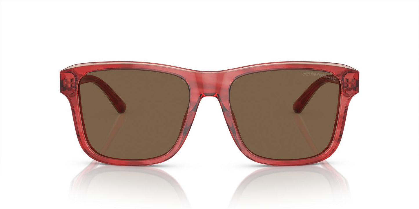Anteojos De Sol Emporio Armani EA4208 Café/Burdeo