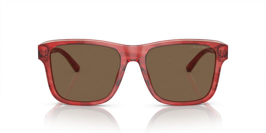 Anteojos De Sol Emporio Armani EA4208 Café/Burdeo