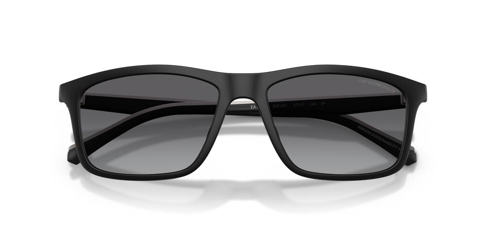 Anteojos De Sol Emporio Armani EA4257U Matte Black Grey Gradient Polar Gris/Negro