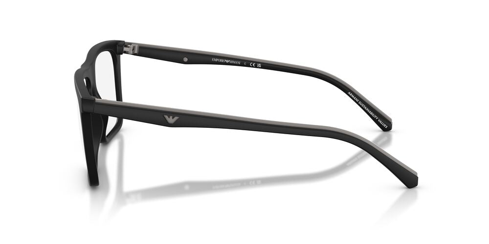 Anteojos De Sol Emporio Armani 0EA4258 Matte Black Clear Sin Color/Negro