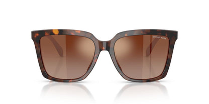 Anteojos De Sol Michael Kors 0MK2256U Menaggio Luggage Tortoise Brown Gradient Mirror Red Café/Café