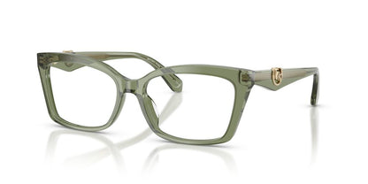 Anteojos Ópticos Michael Kors MK4165U Garzeno Green Transparent Verde