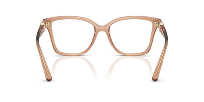 Anteojos Ópticos Michael Kors 0MK4180U Kobe Light Brown Transparent Café