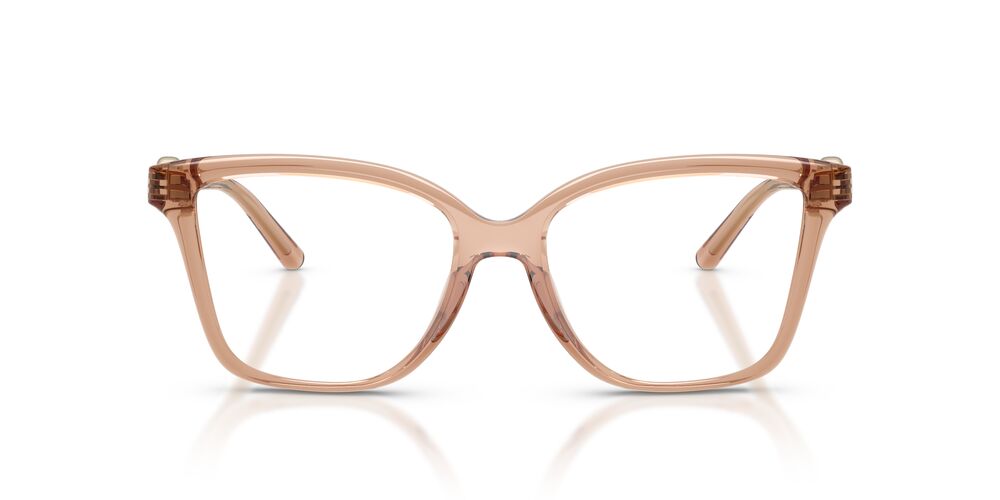 Anteojos Ópticos Michael Kors 0MK4180U Kobe Light Brown Transparent Café