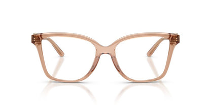 Anteojos Ópticos Michael Kors 0MK4180U Kobe Light Brown Transparent Café
